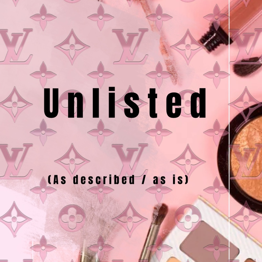 Unlisted items to be shown on live show. Items are as shown / as is.